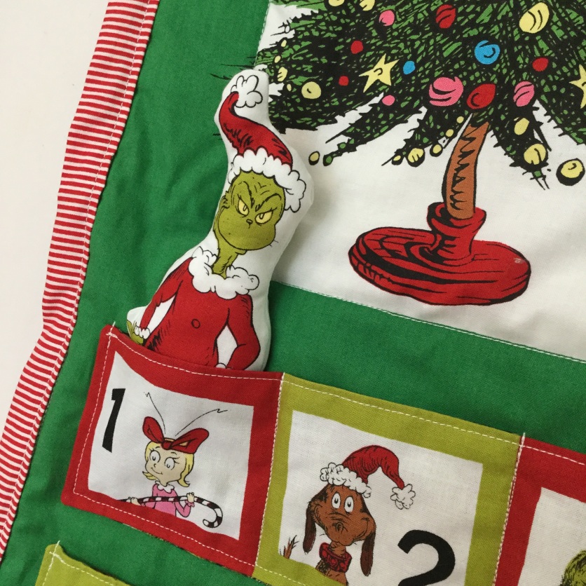 Close up of The Grinch